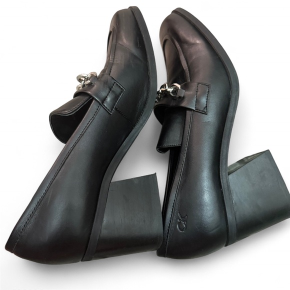 Black Chain Loafer by Calvin Klein - Picture 4 of 7